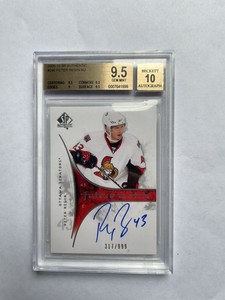 2009 SP Authentic Peter Regin Beckett 9.5 Auto 10 317/999 Gem Mint