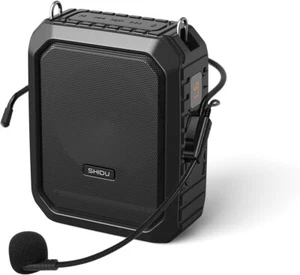 Amplificatore Vocale 18W Portatile Megafono Sistemi PA Altoparlante con Microfono Cablato - Foto 1 di 3