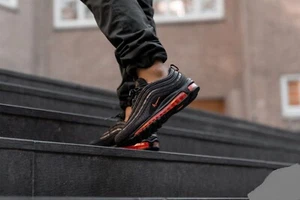 Air Max 97 SE Reflective Off Noir/Total Orange Mens Sz 11 BQ6524-001 Running - Picture 1 of 10