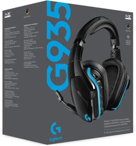Logitech G935 sans Fil Gaming-Headset Avec Lightsync 7.1 Surround - Comme Neuf - Photo 1/3