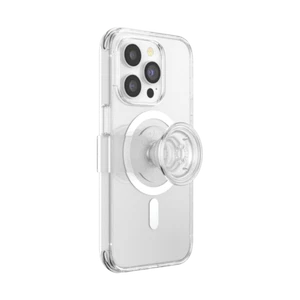PopSockets PopCase MagSafe iPhone 14 Pro Phone Case Grip Mount Holder - Clear - Picture 1 of 11