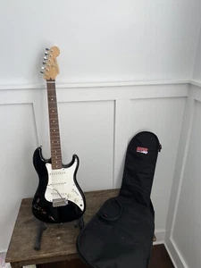 Vintage 1987 Black Fender Squier Bullet 1 Korea Electric Guitar VERY NICE!! - Picture 1 of 18