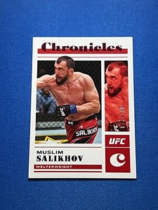 23 Panini Chronicles UFC Chronicles Red Parallel of Muslim Salikhov #70/199!!