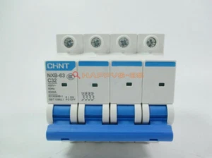 2Pcs NEW CHNT NXB-63 C32 4P 32A Circuit Breaker - Picture 1 of 6