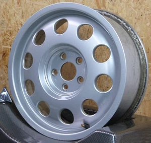 ⭕1x Llanta de aluminio original Audi A3 8L 6x15et38 8L0601025E 10 radios de orificio redondo 5x100⭕ - Imagen 1 de 12