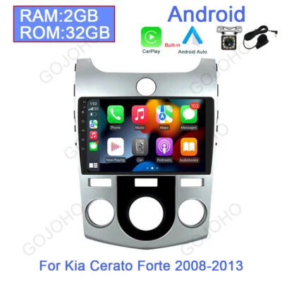 32GB Android 13 Car Radio Stereo GPS Navi Carplay For Kia Cerato Forte 2008-2013 - Image 1 of 4