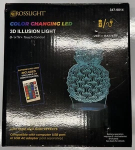 Crosslight Pinapple Led Color Changing Led 3D Desk Light - Picture 1 of 6