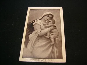 Postal de Navidad - Madre e hijo - no publicada - Imagen 1 de 2