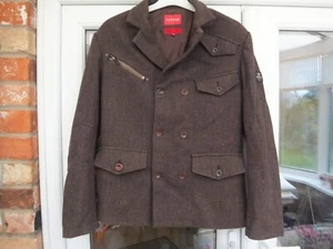 VINTAGE MENS FIRETRAP LARGE TWEED JACKET - VGC - Picture 1 of 4