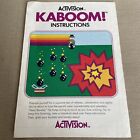 Kaboom (Atari 2600, 1981) Instructions Manual Booklet ONLY Activision