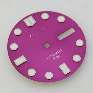 Esfera MM300 / MM200 para SKX007, pieza MOD, se adapta a NH36, C3Lume, púrpura - Imagen 1 de 2