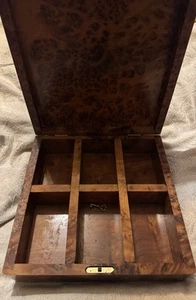Beautiful Wooden Watch Box For 6 Watches Lockable - Picture 1 of 4
