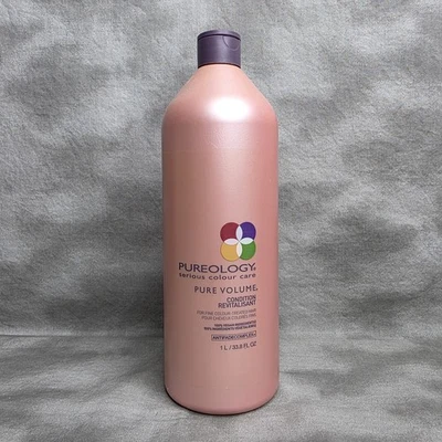 PUREOLOGY Pure Volume Conditioner | Fine Color-Treated Hair | 33.8 fl oz / 1 L - Image 1 of 2