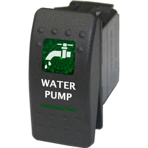 WATER PUMP 582G Rocker Switch 12V ON OFF green offroad - Imagen 1 de 1