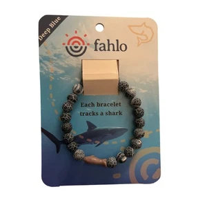 Fahlo Tier Tracking Armband, Hai.  Farbe: Deep Blue - Bild 1 von 2
