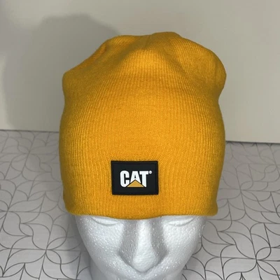 CATERPILLAR Gorro Toque Adulto O/S Amarillo Tejido Acrílico Equipo de Construcción Foto 1 de 4