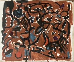 Jason Berger American Boston Expressionist Oil on Canvas Signed Listed - Picture 1 of 7
