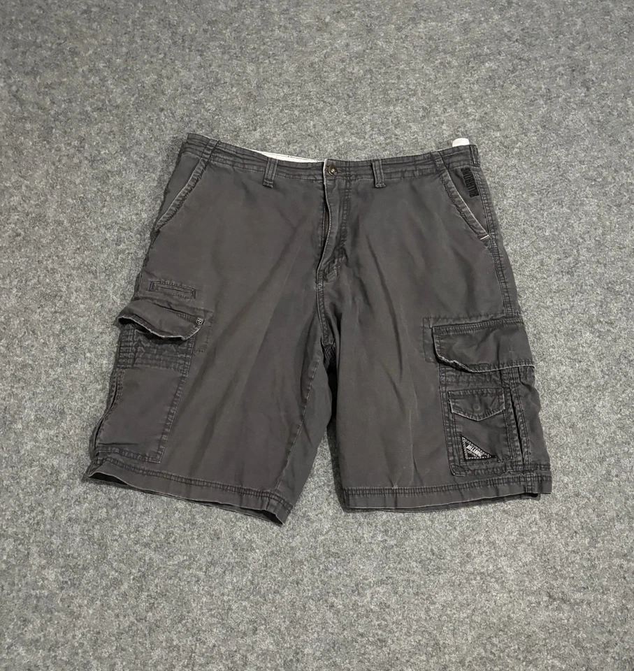 Pantalones Cortos Carga Billabong Para Hombre Talla 36 Gris Bolsillos Foto 1 de 4