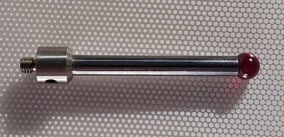 Lápiz óptico recto M5 bola de rubí de 8,0 mm, longitud de medición de 54,0 mm Foto 1 de 4