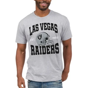 Clothing x NFL - Las Vegas Raiders - Team Helm - Unisex Erwachsene Kurzarm... - Bild 1 von 7
