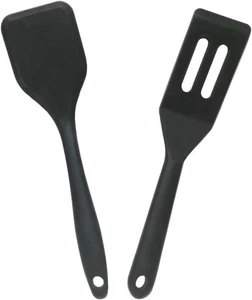 Mini Spatola Piccola, 2 Pezzi Brownie Flessibile Antiaderente 8.27*2.17in, Nero - Foto 1 di 6