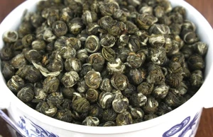 100% Jasmine pearl tea  Grade China Jasmine Dragon Pearl Green Tea - Picture 1 of 3