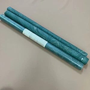 Ronald Redding Wallpaper Marble Green 1 Double Roll 60 Sq Ft + 2 Partial - Picture 1 of 14