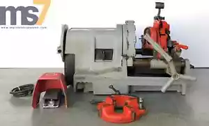 RIDGID 1233 PIPE THREADER/ THREADING MACHINE 230V 1/8"-3" WITH 2 DIE HEADS - Picture 1 of 8