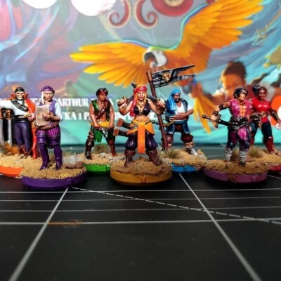 THE TABLETOP PRINTSHOP Forgotten Waters 32mm Board Game Character Inspired Unofficial Figure Pack