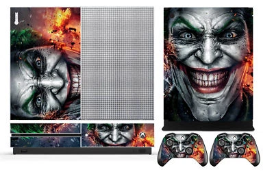 Joker 250 Vinyl Cover Skin Sticker for Xbox One S (Slim) & 2 controller skins - Image 1 of 2