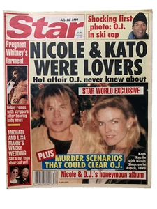 Star Tabloid July 26 1994 Kato OJ Simpson Whitney Houston Lisa Presley - Picture 1 of 2