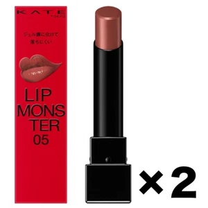 KATE Lip Monster 05 "Dark Fig" 2Pack Set 3g H81xW23xD22mm - Picture 1 of 8