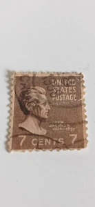 SELLO DE 7 CENTAVOS / DE USA - 1963 / DE ANDREW JACKSON / L - 25 - Imagen 1 de 2