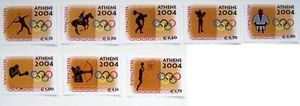 Niederlande Lokale Post - 8 Briefmarken Olympische Spiele Athen 2004 postfrisch - Bild 1 von 1