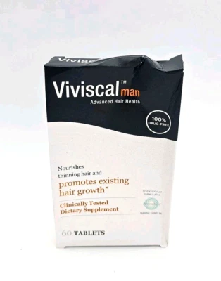 Viviscal Man Advanced Hair Health 60 Comprimidos CADUCIDAD 06/2026 Foto 1 de 3