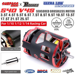 Motor de carreras sin escobillas con sensor Surpasshobby 540 V4S para coche de radiocontrol de 1/10 1/12 1/14 - Imagen 1 de 40