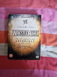 WWE - Wrestlemania Volume 3 Complete Anthology 1996-2001 DVD Boxset REGION 2 WWF