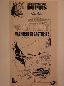 DECOUVERTE DUPUIS SPIROU SUPPLEMENT N°1942 AGNAN NIANT VACHERIE DE BACTERIE - Bild 1 von 1