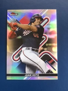 Baseball Card JUAN SOTO SILVER TOPPS FINEST NATIONALS YANKEES - Picture 1 of 1