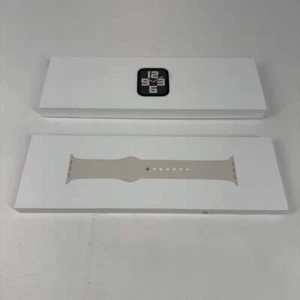 New Open Box GPS Only Apple Watch SE 2nd Gen 40MM Starlight Aluminum MXG03LL/A - Photo 1 sur 11
