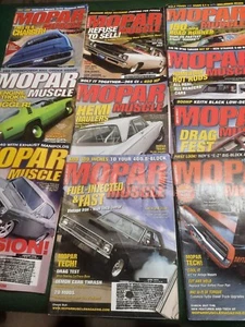Mopar Muscle Magazines from 2005,   (9)  in the Lot. - Picture 1 of 11