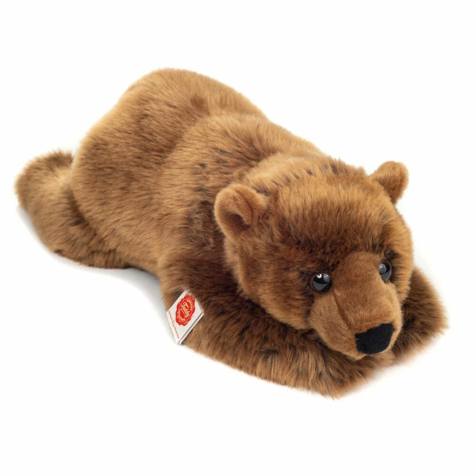 Teddy Hermann Braunbär liegend Kuscheltier Stofftier Plüschtier 45 cm 910527