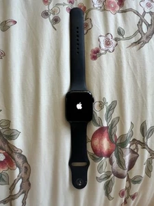 Apple Watch Series 7 41MM A2473 Aluminum&Ceramic Case GPS only + Black Band - Photo 1 sur 1
