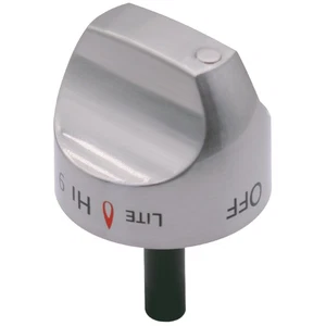 WB03K10265 perilla de horno de cocina (plateado) apta para estufa Ge número de pieza de repuesto... - Imagen 1 de 6