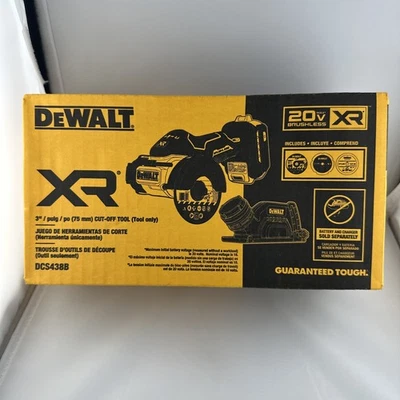 DEWALT DCS438B 20V MAX XR Cordless Brushless 3" Compact Cut-Off Tool Saw w/ LED - Image 1 of 4
