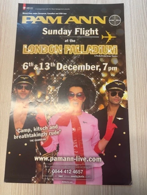 Pam Ann Sunday Flight London Palladium - Image 1 of 1