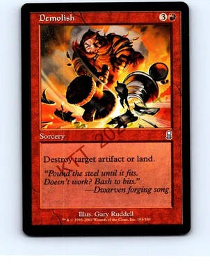 Demolish #183 Uncommon Odyssey MTG LP Lightly played - Image 1 of 2