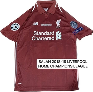 MO SALAH SIGNED LIVERPOOL 2019 CHAMPIONS LEAGUE WINNERS JERSEY BECKETT COA - Picture 1 of 2