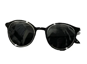 Runde Retro Sonnenbrille mit Etui & Brillentuch - Bild 1 von 6