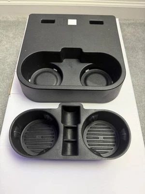 Portavasos delantero original Ford OEM para banco dividido 2015-2020 F-150 Foto 1 de 4